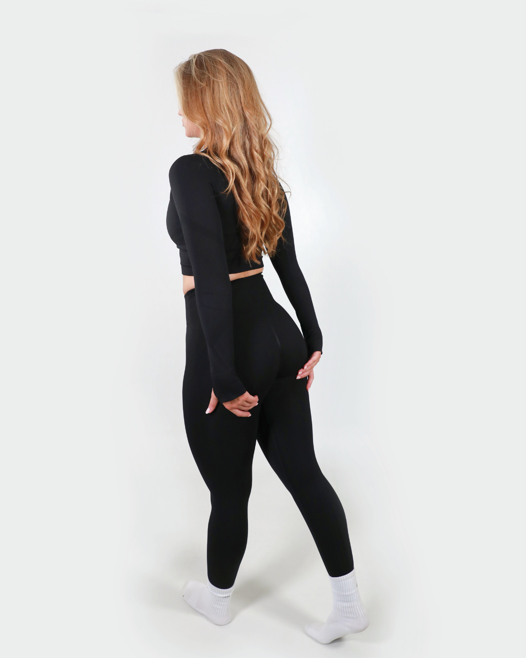 Pure - Soft Scrunch Leggings Black