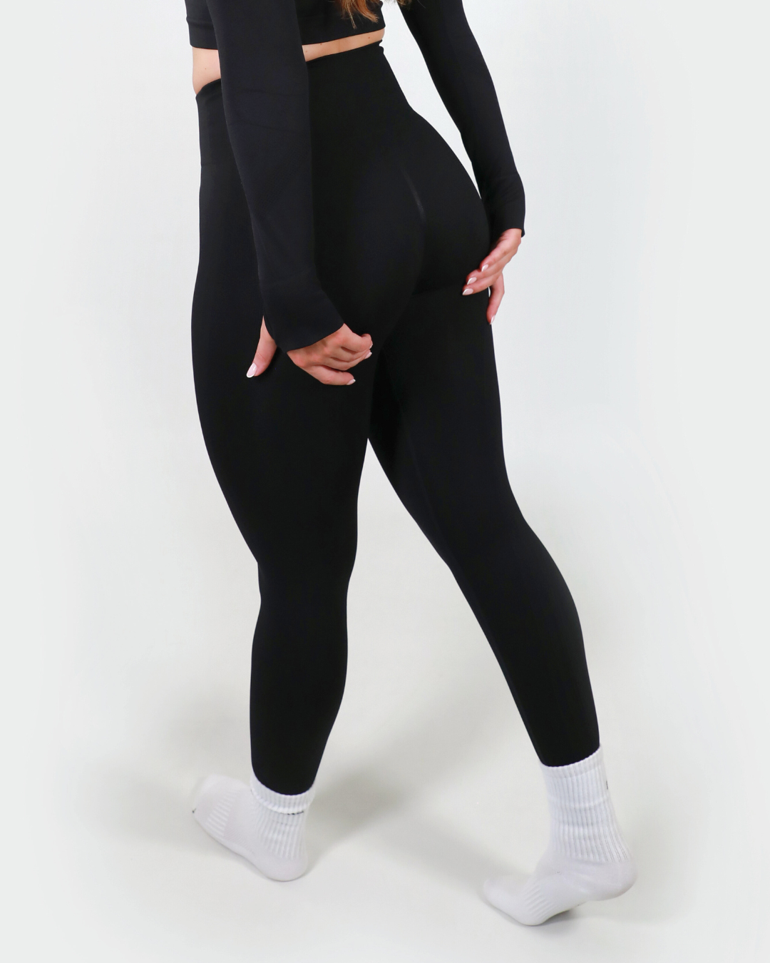 Pure - Soft Scrunch Leggings Black