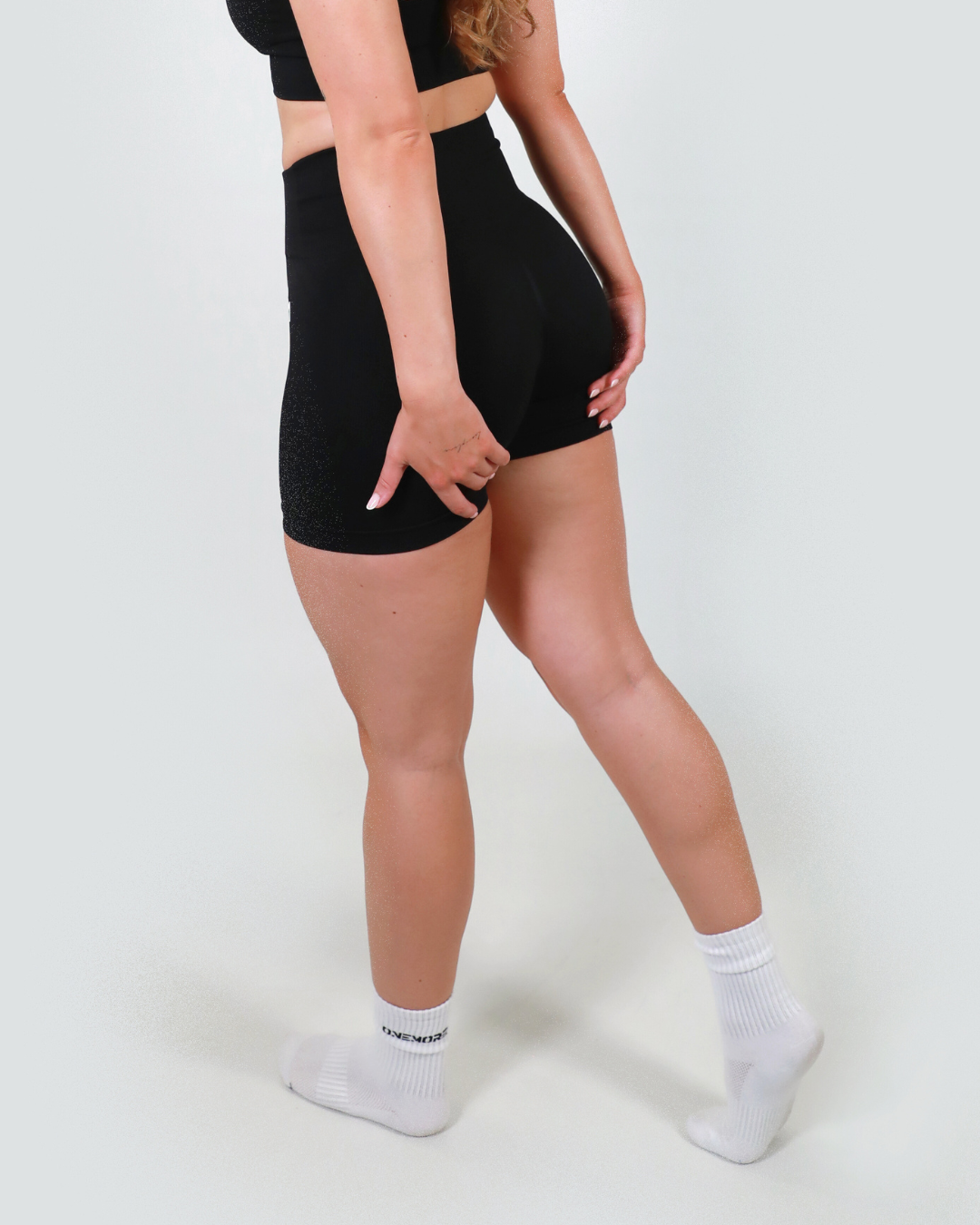 Pure - Soft Scrunch Shorts Black