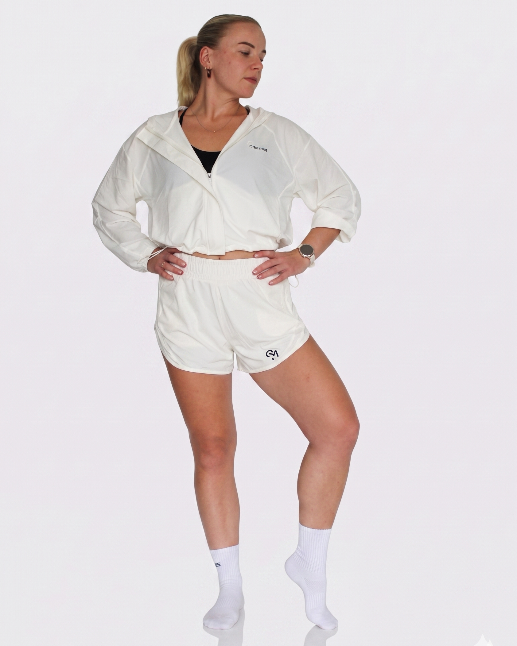 Pace - Run 2 in 1 short Off-white