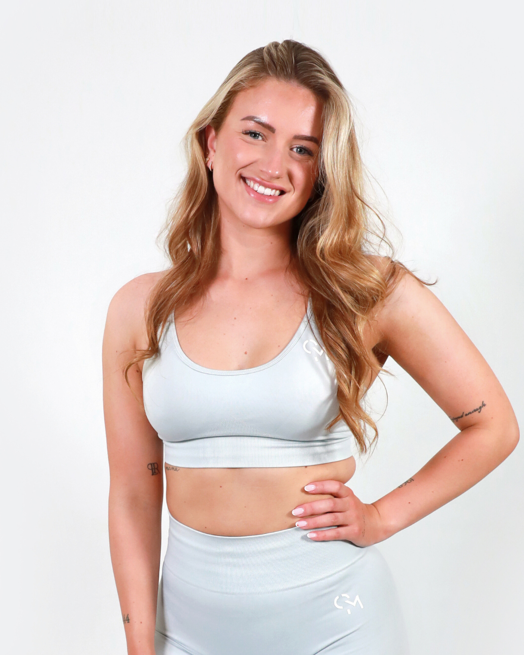 Pure - Double Band Bra Light Grey