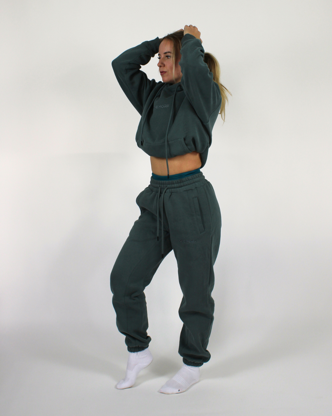 Evolve - Hoodie Iron Sage Vrouw