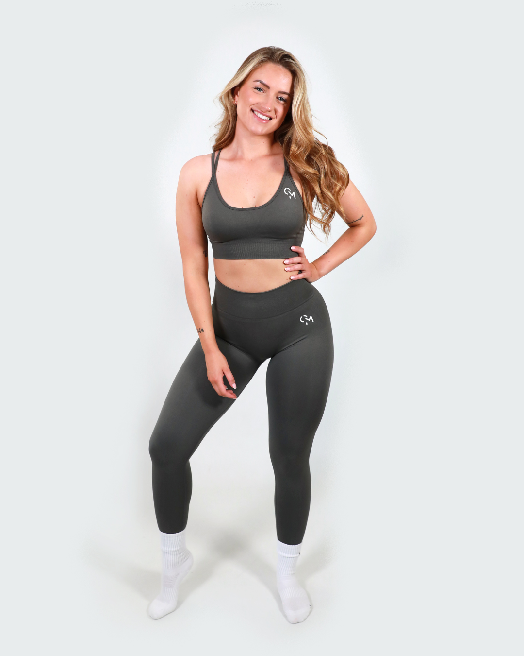 Pure - Soft Scrunch Leggings Dark Grey