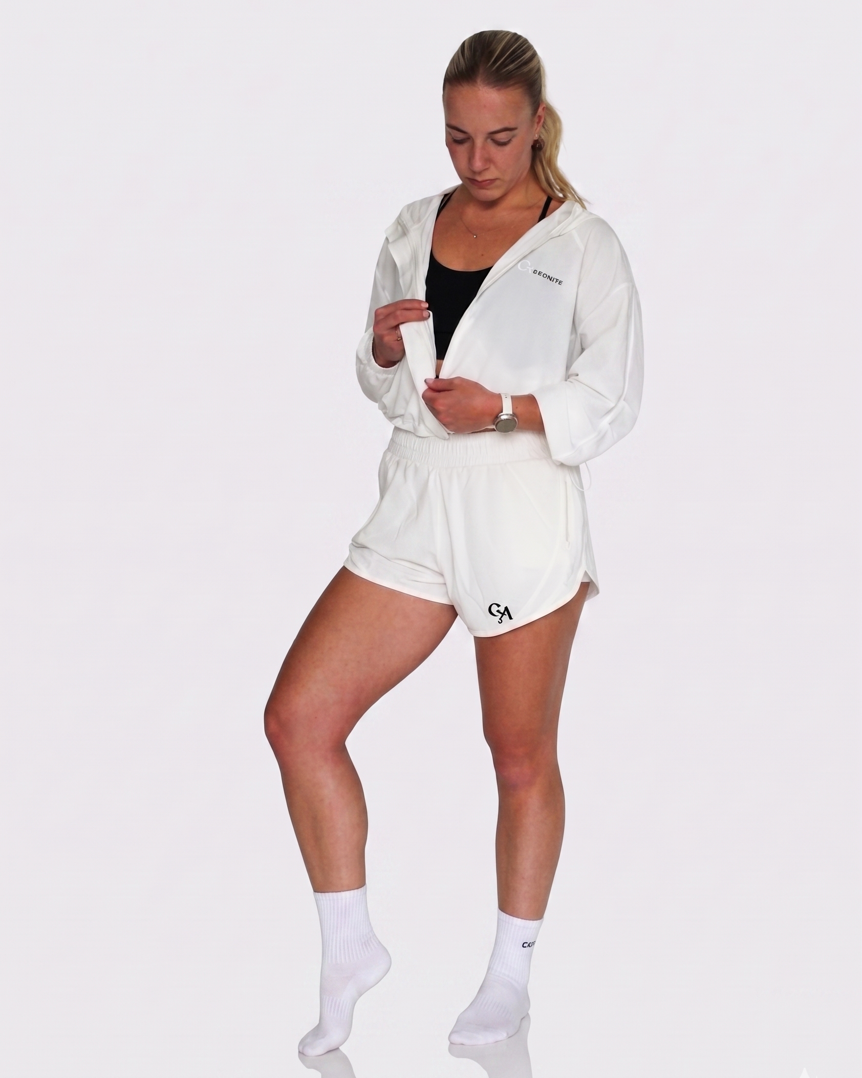 Pace - Run 2 in 1 short Off-white